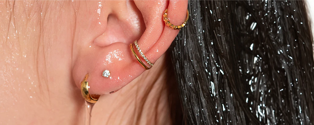 Vattentäta Piercingsmycken