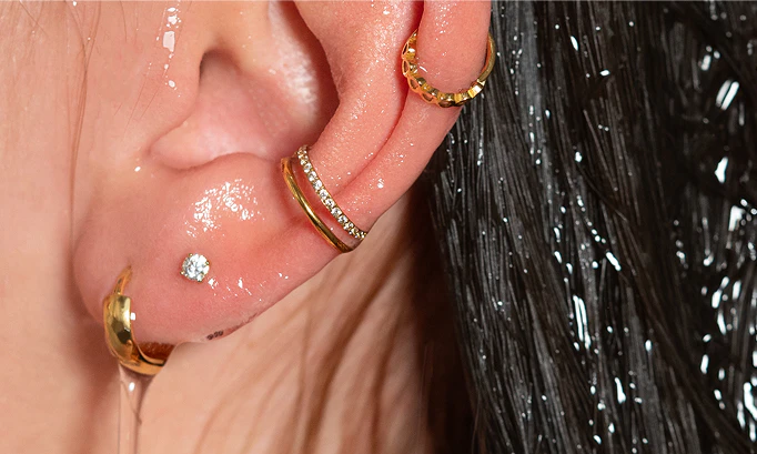 Vattentäta Piercingsmycken