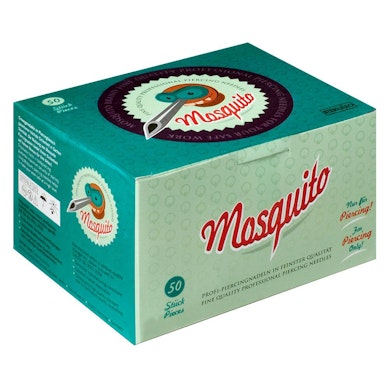 Mosquito piercingnål med självutlösande kateter 50-pack