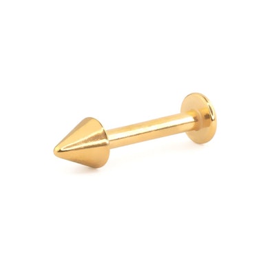 Labret i flera färger med spikar