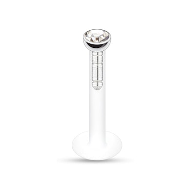 Labret av ptfe med sten i många olika färger