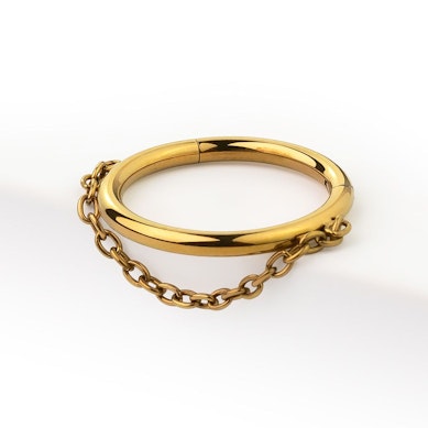 Ring med gångjärn och kedja