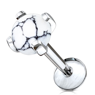 Labret med olika stentyper