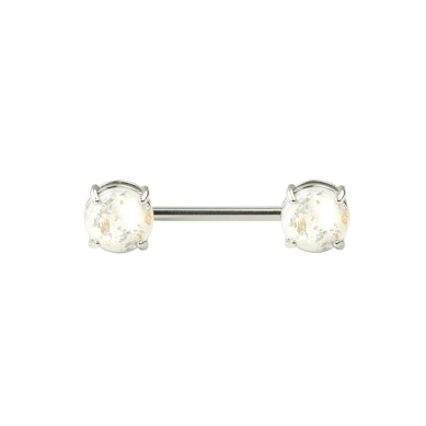 Bröstpiercing med lava look