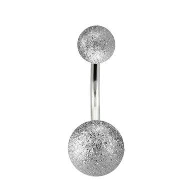 Navelpiercing med diamantlook