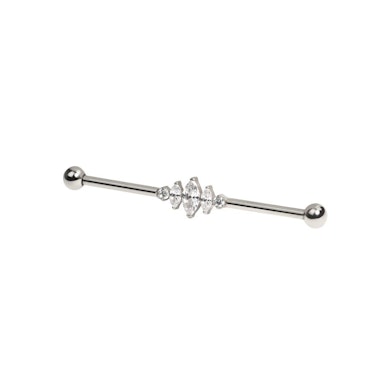 Industrial stav i titan med marquise-stenar