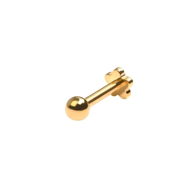 Titanlabret med blommig baksida
