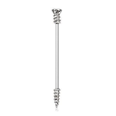 Industrial piercing med skruvform