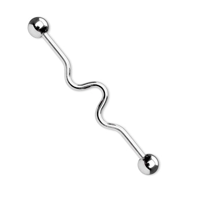 Industriel barbell med zik-zack design