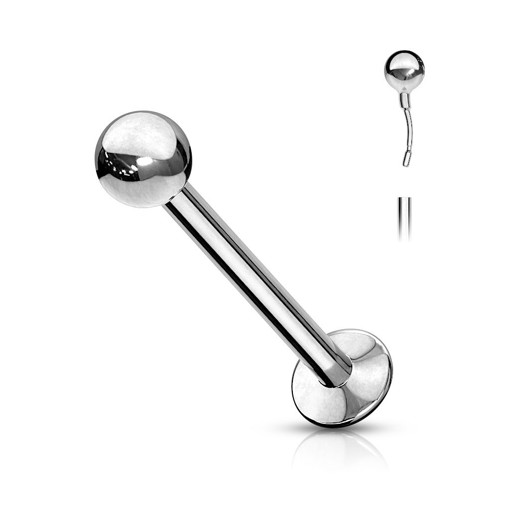 Push-in labret av kirurgiskt stål
