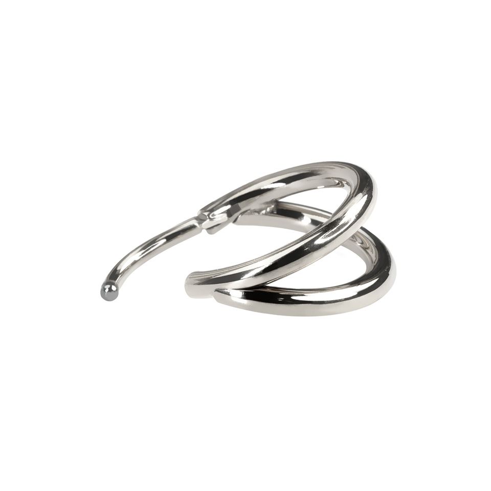 Dubbel ring i titan
