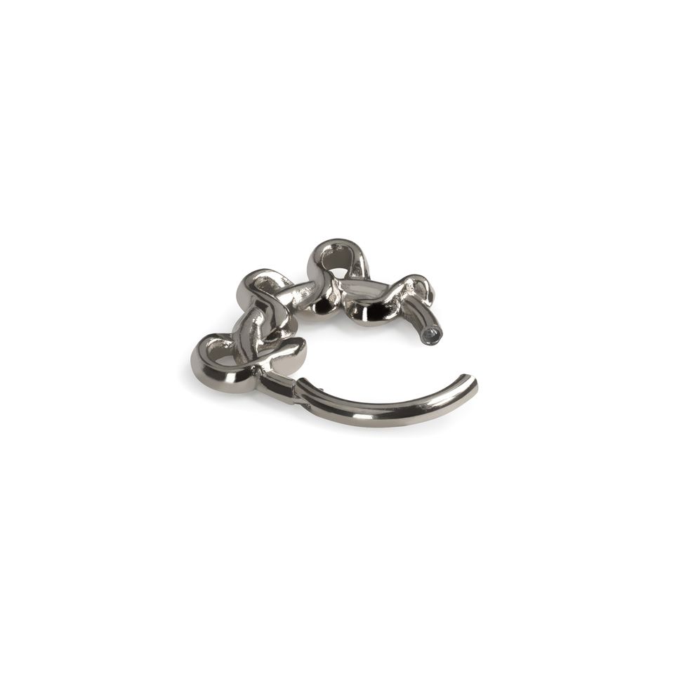 Framåtvänd ring med orm