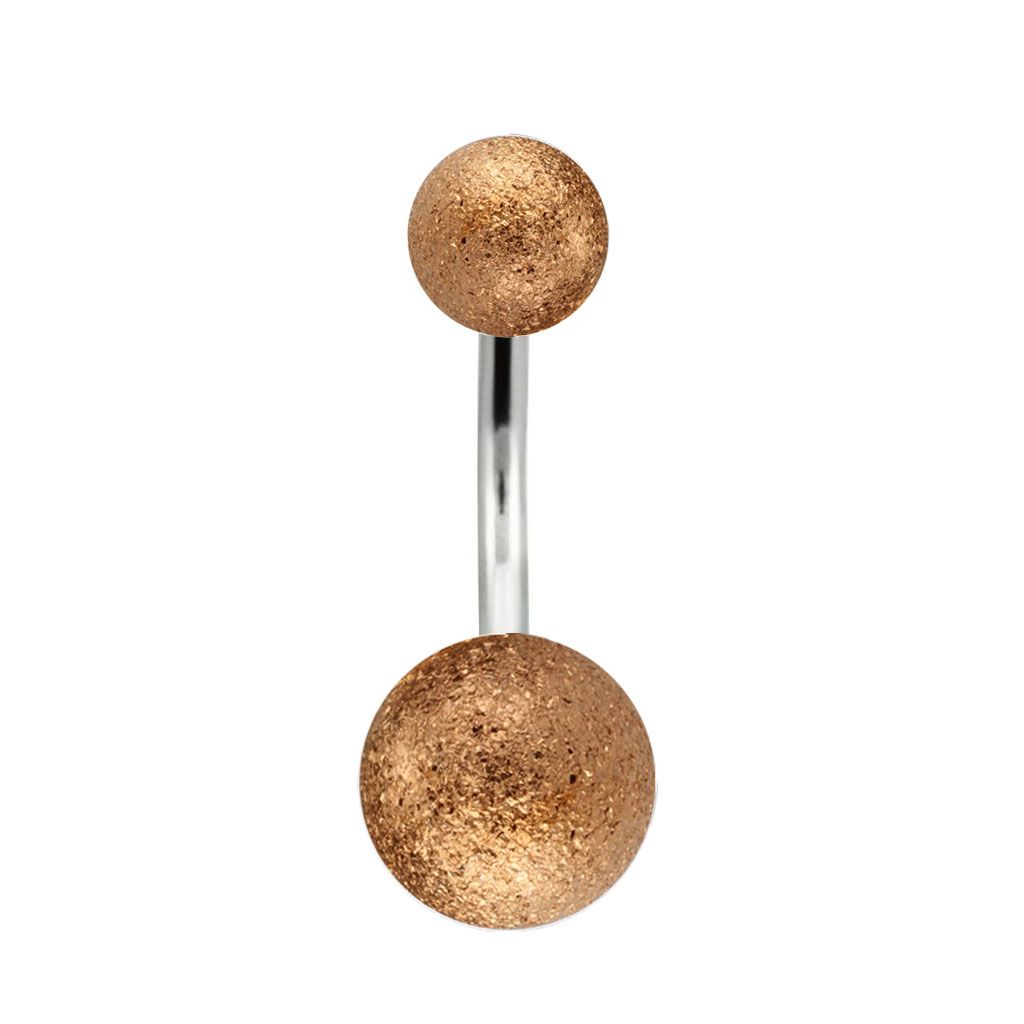 Navelpiercing med diamantlook