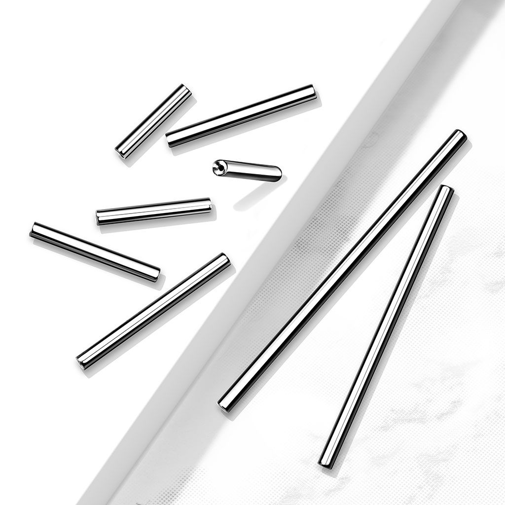 Trådlös push-in barbell i titan