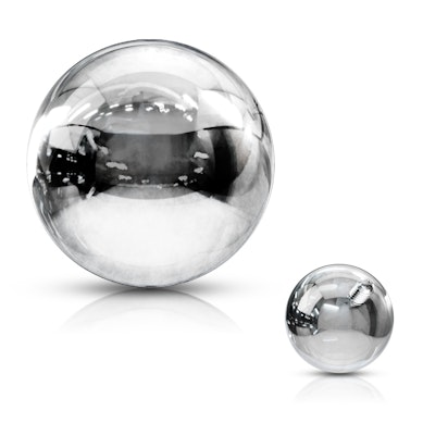 Piercingkula med invändig gänga