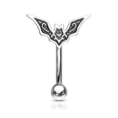 Böjd stav med fladdermus