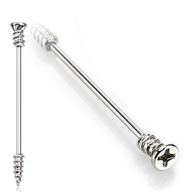 Industrial piercing med skruvform