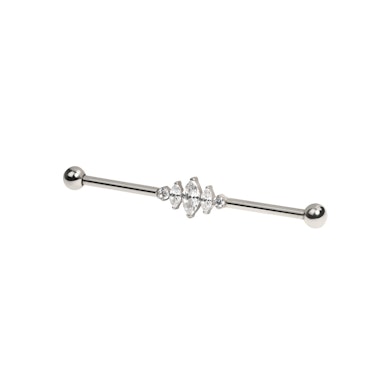 Industrial stav i titan med marquise-stenar