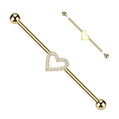 Industrial stav i titan med hjärta i mitten