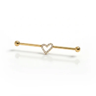 Industrial stav i titan med hjärta i mitten