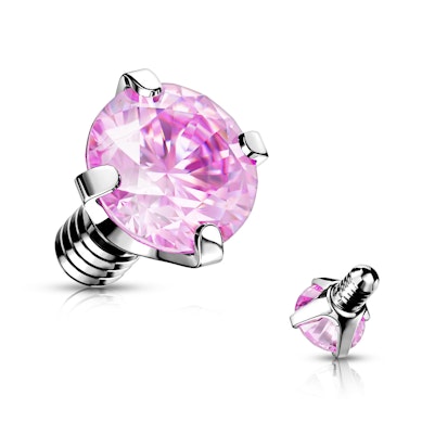 Dermal med stor sten.