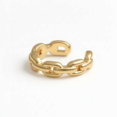 Earcuff med kedjedesign