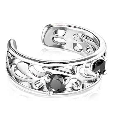 Earcuff med grenad filigrandesign