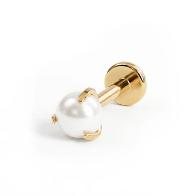Titanlabret med pärla