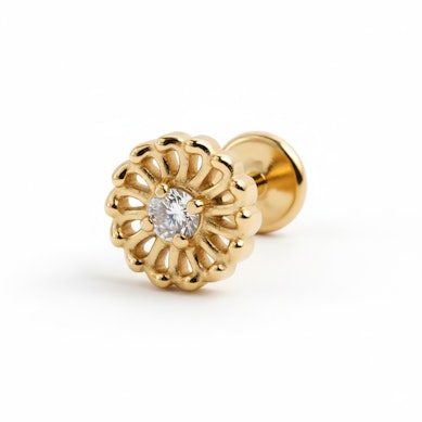 Titanlabret med nätt blomma