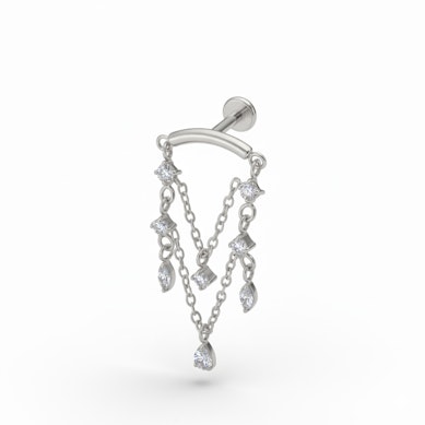 Titanlabret med kristallkroneeffekt