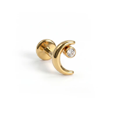 Titanlabret med måne och stjärna