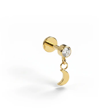 Titanlabret med månhänge