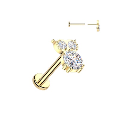 Titanlabret med stenprydd uggla