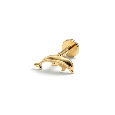 Titanlabret med delfin