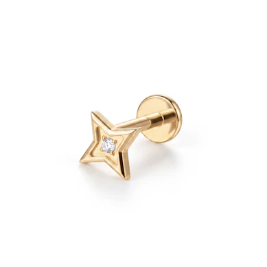Titanlabret med geometrisk stjärna