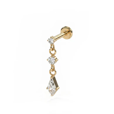 Titanlabret med fallande stenar