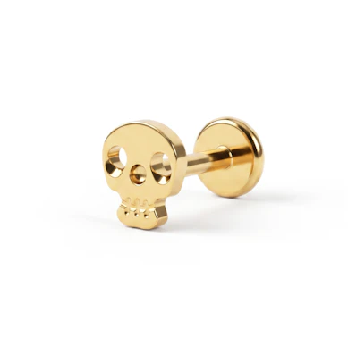 Titanlabret med döskalle
