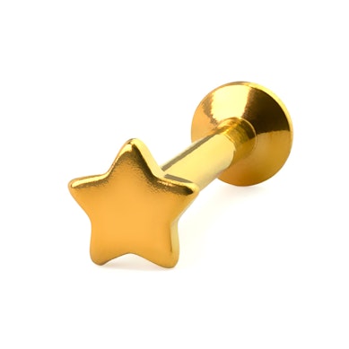 Labret med stjärndesign