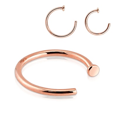 Näsring av 14 karats guld