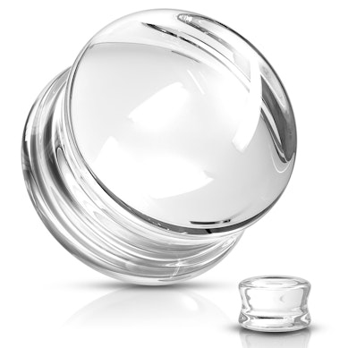 Plugg i glas i flera färger