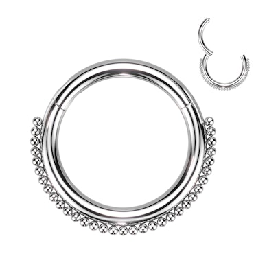 Ring med gångjärn och kulor