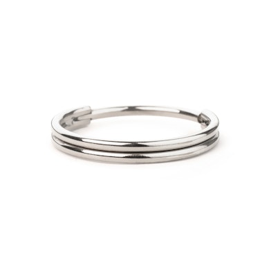 Dubbel ring med gångjärn