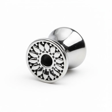 Tunnel med prästkragemönster