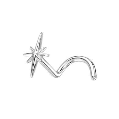 Nässkruv av 14 kt. guld med nordstjärna
