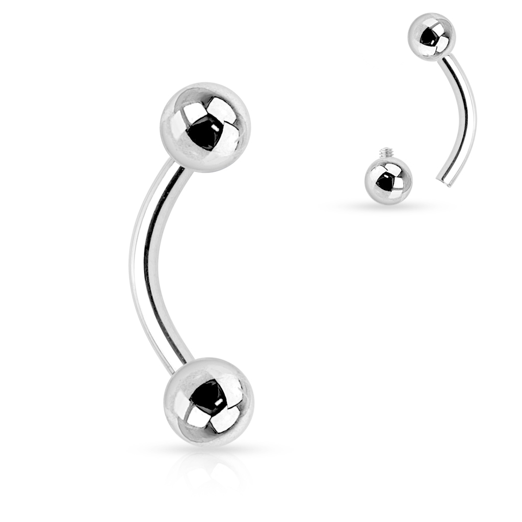 Böjd stav med invändig gänga