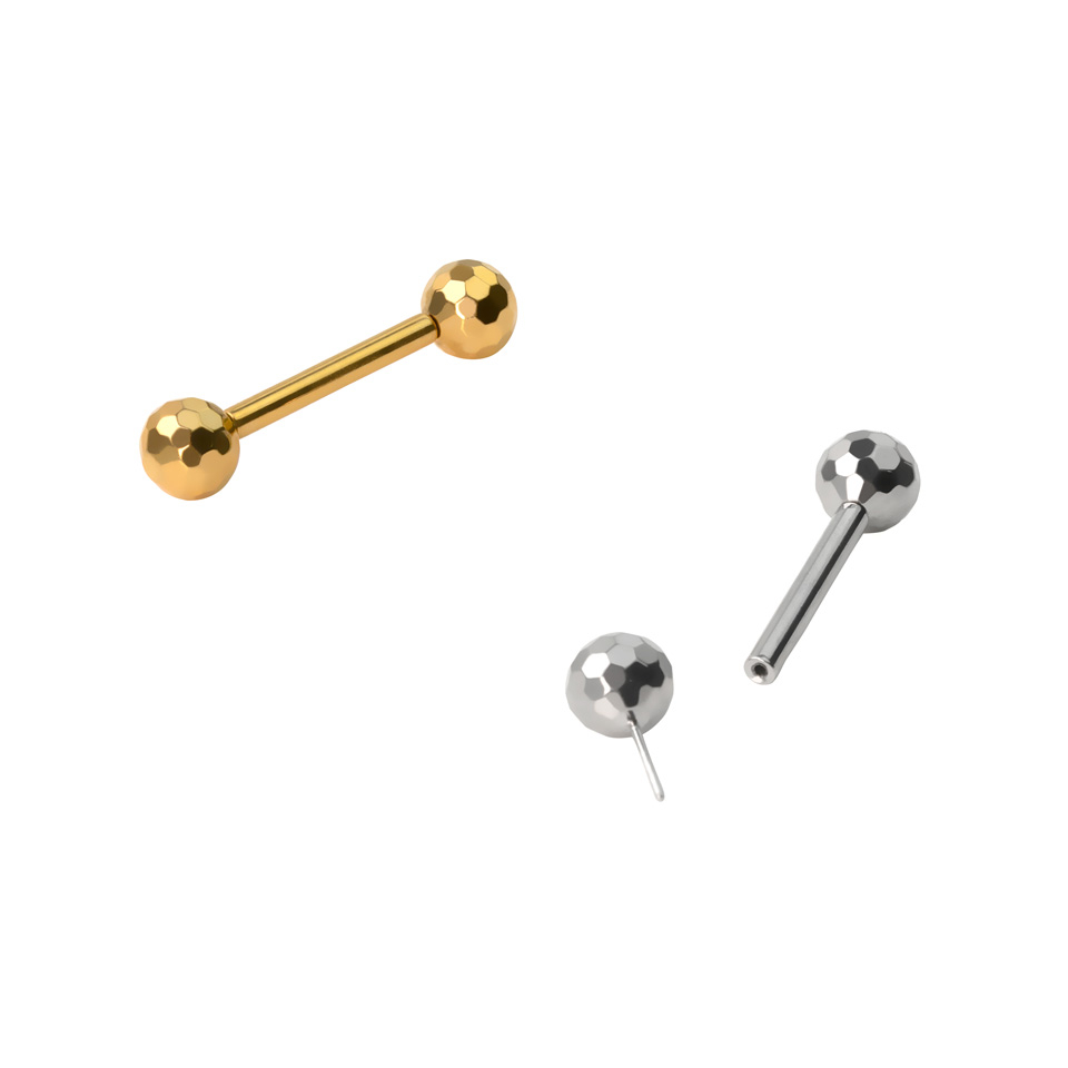 Push-in barbell med diskokulor