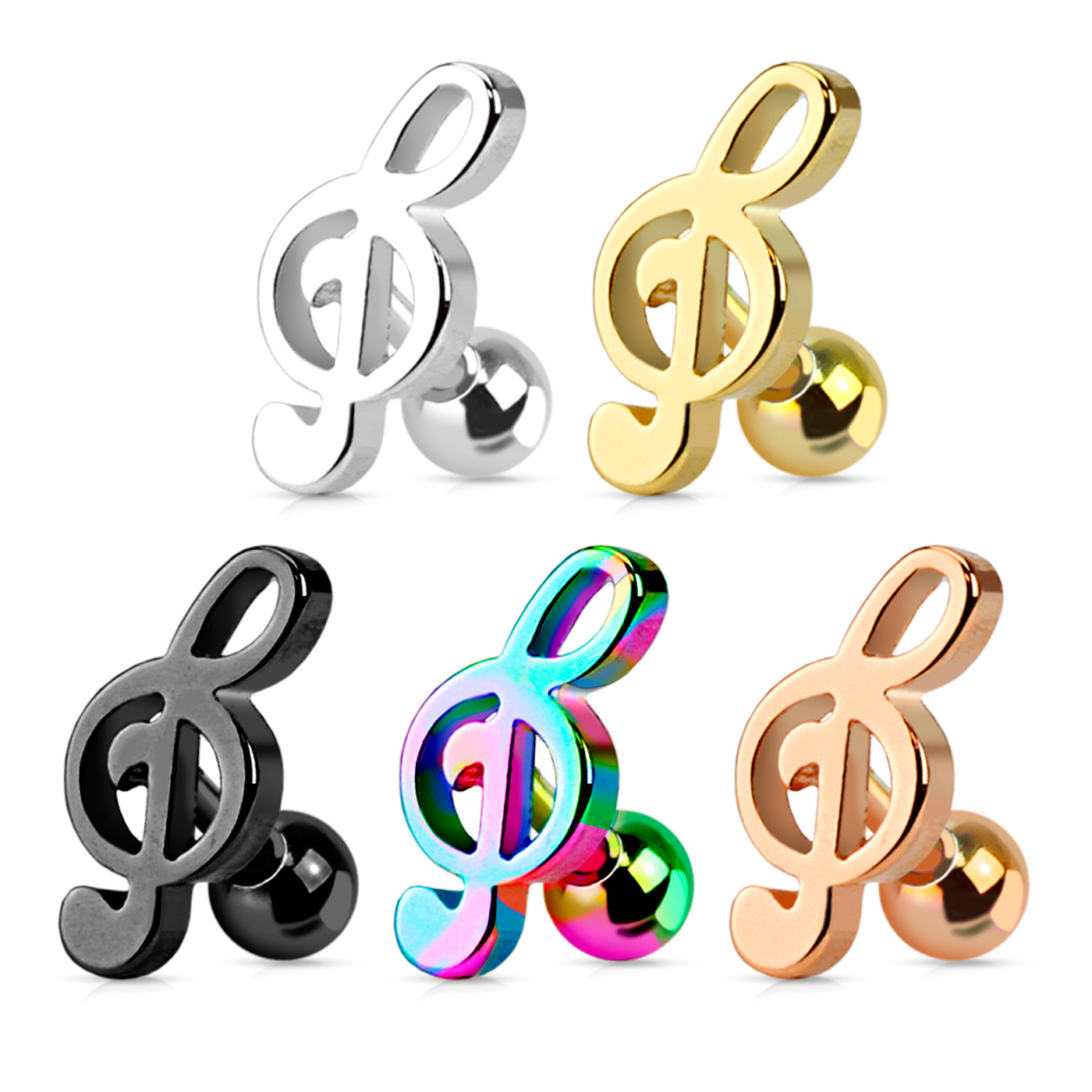 Tragussmycke med g-klav