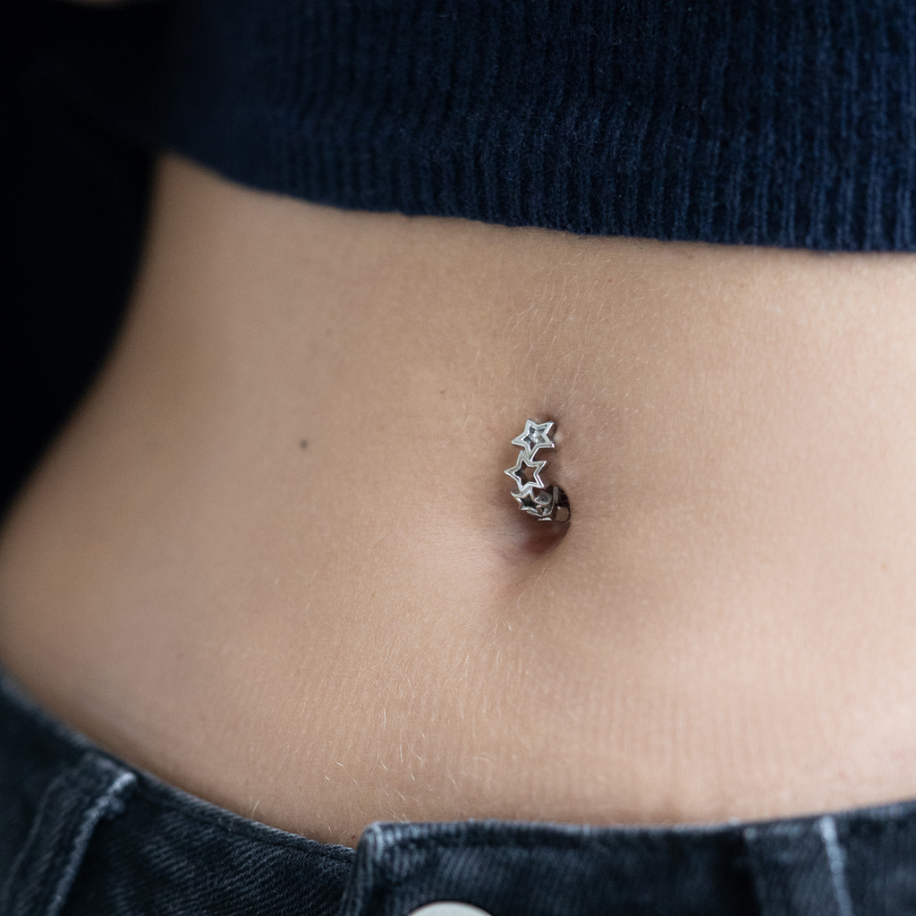 Navelclicker med stjärnor