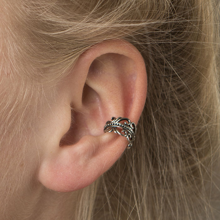 Ear cuff med tvinningar