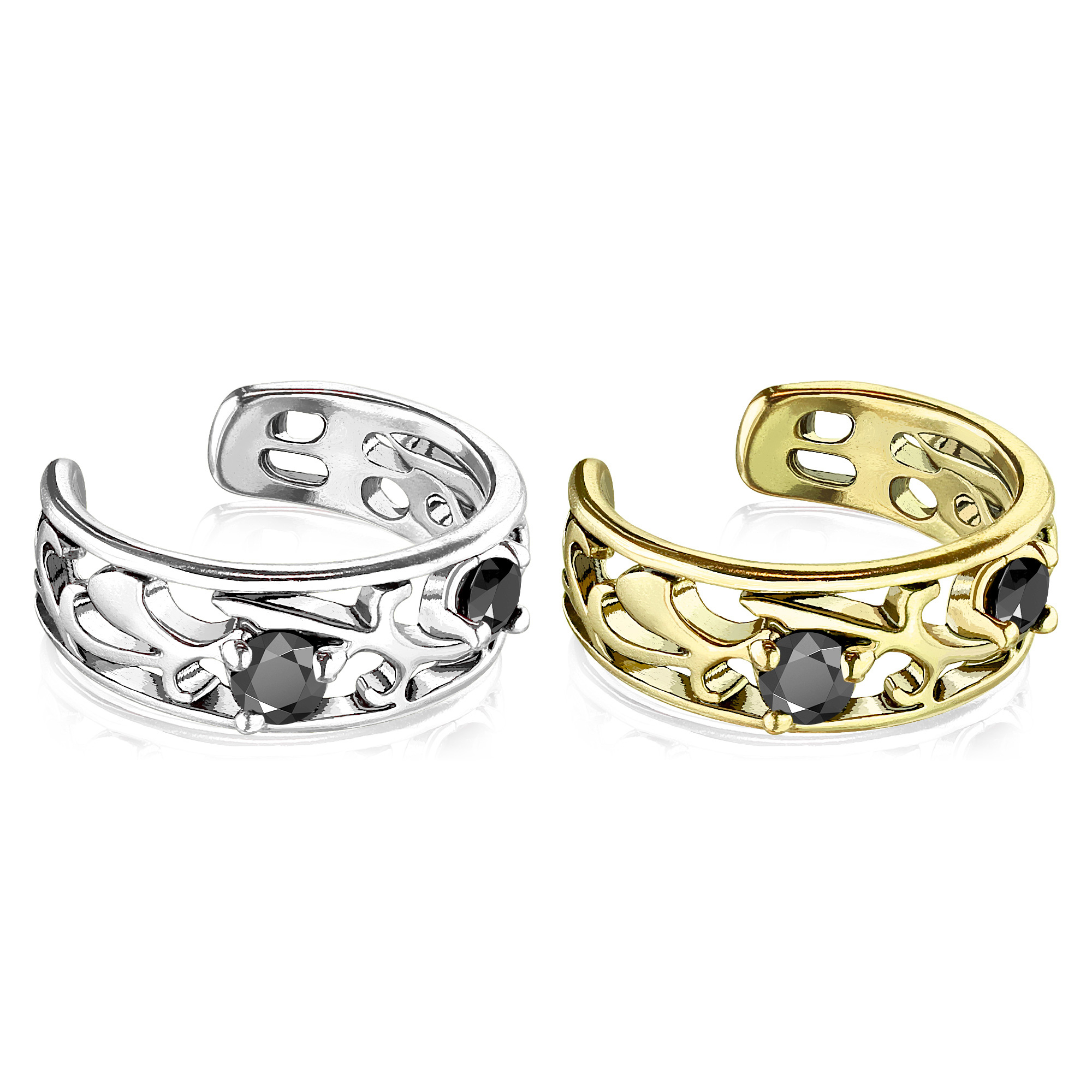 Earcuff med grenad filigrandesign